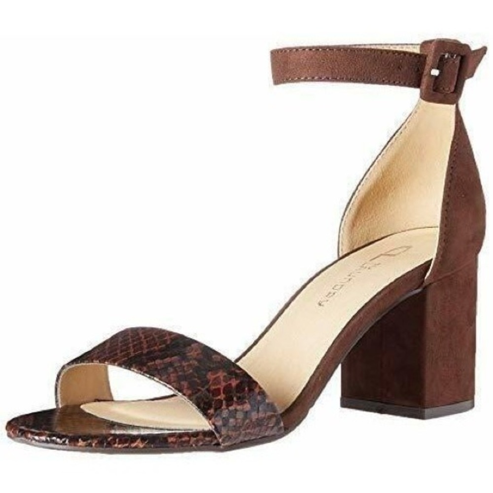 CL by Laundry Brown and Tan Sandals